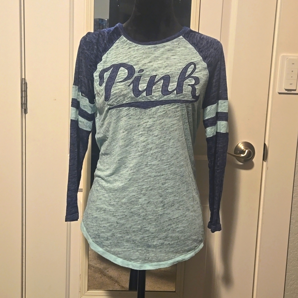Victoria Secret Pink 3/4 sleeve tee